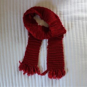 Handmade Red Scarf
